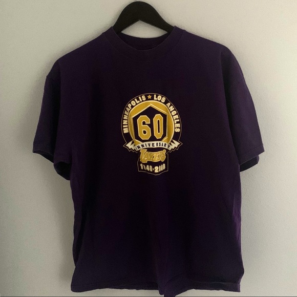 Jerzees Other - L.A. Lakers 60th Anniversary T-Shirt, XL